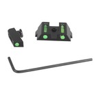 Fiber Optic Front Rear Sight Red Green Fiber Handgun Sights Tactical For Glock
