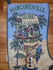 Scene Weaver Margaritaville Buffet Parrot Tiki Bar Tapestry Christmas Stocking 