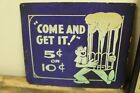 Lot Of 5 Vintage Bartender Bar Back Beer Signs L  k   
