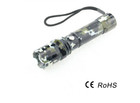 Powerful Camouflage Zoomable Military Swat Tactical Police Torch Flash Light