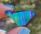 Titanium Aura Lemurian Quartz  Metallic Iridescent Colors Colombia 3 3 Cm s