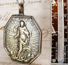Antique 18th St Francis Stigmata Immaculate Conception Metal Detector Find Medal