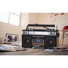 Supersonic 4 Band Radio Cassette Player Bluetooth Wood Finish - Free Shipping
