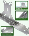 Wheel Toe Alignment Tool Kit For At Home Diy Garage Use  Stainless Steel Toe Pla