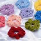 Lot Velvet Hair Scrunchies Elastic Hair Bands Ponytail Holder Hair Ropes Gifts