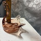 Wtf   Scarce 1951 Festival Of Britain Souvenir Glass Swan Vintage Handblown 