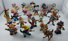 Vintage 60s Disney Argentina Candy Promo 22 Figures Lot Mickey Bambi Three Pigs
