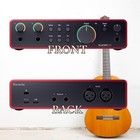 Focusrite Scarlett 2i2 4th Gen Usb Audio Interface With Software Suite Bundle   