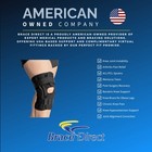 Plus Size Deluxe Hinged Knee Brace With Compression Wrap For Big   Wide Thighs