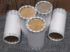 Us One Dollar Unsearched Bank Roll  25 Coin Roll  Bank Sealed Unopened