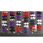 24 Pieces Baby Girls 2  Big Large Hair Bows Grosgrain Ribbon Clips Alligator Lot