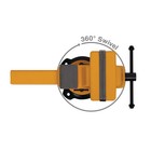 Dewalt 8-inch 4400lb Capacity Bench Vise With Anvil In Yellow   Black Dxmf08bv