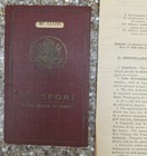 1927 Vintage Us Passport John B Kennard St Louis Carpet Co Merchant Frank Kellog