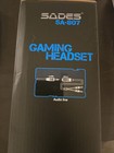 Gaming Headset - Sades Sa-807 Wired With Microphone - Black Brand New
