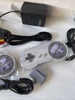 Oem Super Nintendo  Snes Power Supply Ac Adapter Av Cable  2 Controllers