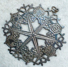 925 Sterling Silver 1974 Snowflake Christmas Ornament Metropolitan Museum Of Art