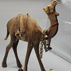 Hand Carved Wooden Camel Figurine Sculpture Olive Wood 12  Vintage Nativity Gems
