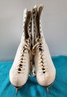 Vintage 1960 s Hyde Athletic Ice Skates White Great Look For Display Or Blades