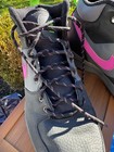 Nike Manoa Men   s Hiking Boots Black Gray Pink Leather Lace-up Us 9 5 Cw7360-001