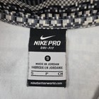 Nike Pro Hyperwarm Womens S Gray Dri Fit 1 2 Zip Running Pullover Thumbholes