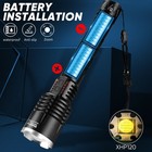 Super Bright High Lumen Xhp120 Led Flashlight Rechargeable Powerful Stroll Light