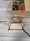 Vintage Bausch   Lomb Illuminated Stand Magnifier Usa Working W Box