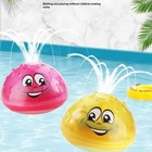 Electric Induction Water Spray Ball Baby Bath Fountain Toy With Light For Bathro