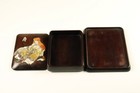 Rare Japanese Antique Meiji  late 19thc  Shibayama Inlaid Wooden Box