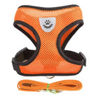 Pet Cat Dog Harness Walking Vest Lead Leash Collar Kitten Vest Mesh Adjustable
