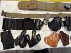 Various Police security Duty Gear