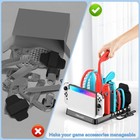 Switch Oled Accessories Kit - Game Bundle  Wheel  Caps  Case  Protector