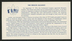 Revolutionary War French Alliance Ben Franklin 1978 Committee Cachet Fdc  info C