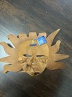 Cirque Du Soleil Gilbert Coutu Leather Sun Mask Handmade Signed Tagged Art