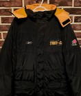 New   Reebok Hamilton Tiger-cats Official Cfl Parka Coat Jacket Mens Xl Ti-cats