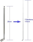 Police Fire Ems Scanner Antenna Uniden Bearcat Radio Shack Bng Male Telescopic