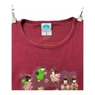 Vintage Creative Arts Hawaii Japanese Family Graphic Red T Shirt Women   s Size L