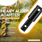 Heavy Duty Auger Drive Adapter 23-062 2-9 16  Female Round To 2  Male Hex