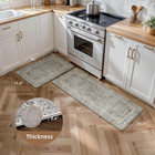 Kitchen Rugs  2pcs Kitchen Mats  Cushioned Anti Fatigue Kitchen Mats For Floor 