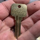 1 Uncut Kwikset  Atlas  Dexter Kw1 Brass  do Not Duplicate  Key Blanks Dnd