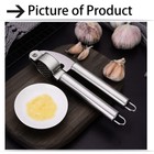 Stainless Grade Garlic Press Professional Crusher Steel Easy To Use And Clean