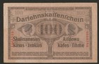1918 Germany 100 Mark Note