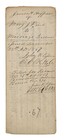 Antique 1867 Marriage License Certificate Hunt County Texas Embossed Seal