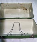 Vintage 2 Star Dome Lunch Box The American Thermos Bottle Co Green Metal