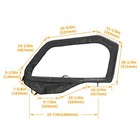 Soft Upper Door Kit Side Windows Inner Handle For Polaris General 1000 Eps 16-23