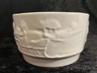 Vintage Haeger Floral Pottery White Horse Drawn Sleigh Heavy Bowl Planter 9009-s