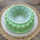 Vintage Tupperware Jello Mold Green Jell-n-serve With Lid