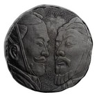 2021 5 Oz  999 Fine Silver Terracotta Warrior Antique Polished Coin W  Coa  a471