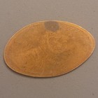 Retired Clemson University Elongated Smashed Pressed Penny - Tiger Paw - Copper