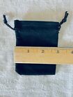 35 Jewelry Pouches-gift Bags  3 x4  Black Velour-velvet  Never Used