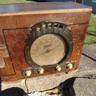 Antique 1939 Zenith Radio Co Model 6-s-321 Stars And Stripes For Restoration